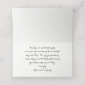 BRIDE & CO Ipanema Flamingo Polka Dot Party Table Plaatskaartje (Binnenkant ongevouwen)