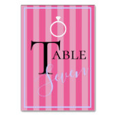 BRIDE & CO Love Pink Bridal Lingerie Shower Party Kaart (Achterkant)