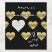 BRIDE & CO Meisjes Alleen Zijn Mijn Bruidsmeisje F Wijn Etiket (Enkel label)