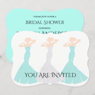 BRIDE CO Mint Green be My Bridesmaid Bridal Party Kaart