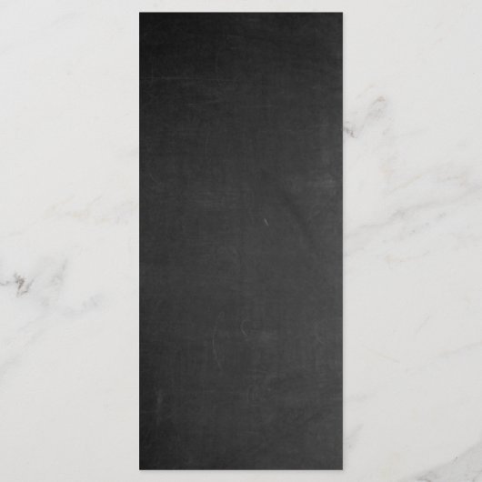 BRIDE & CO Mr. en Mrs. Chalkboard Party Menu (Achterkant)