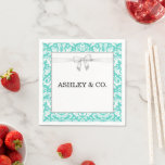 Bride & Co. Paper Napkin - Aangepast Servet<br><div class="desc">Perfect item om die speciale partij te vieren!</div>