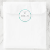 Bride & Co.-sticker Ronde Sticker (Tas)