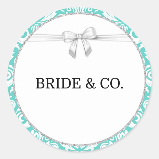 Bride & Co.-sticker Ronde Sticker (Voorkant)