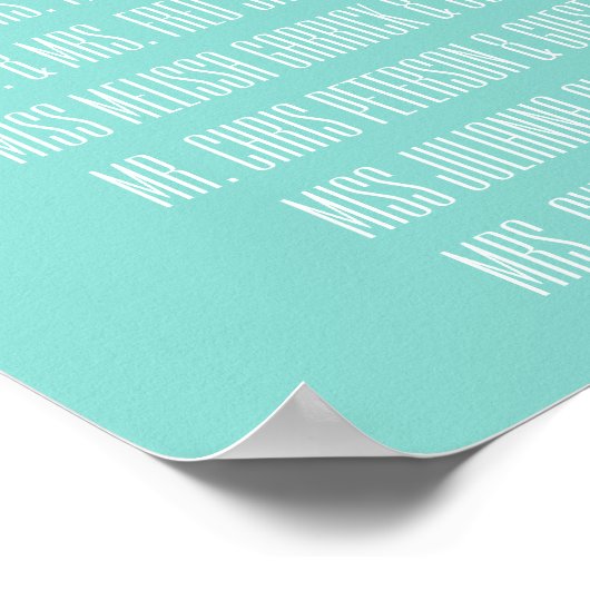 BRIDE & CO Sunflower 9 Table Autumn Wedding Poster (Hoek)