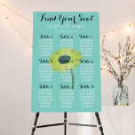 BRIDE & CO Sunflower 9 Table Autumn Wedding Poster<br><div class="desc">Bij de volgende gebeurtenis bespaar je tijd en elimineer je de escortkaarten met deze moderne manier om je stoel te vinden. Dit poster met een stoelenkaart past perfect in een 24-inch x36-inch lijst en kan eenvoudig op een asel of tafelblad worden weergegeven. Pas het aan zoals u kiest, enkel een...</div>