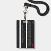 BRIDE & CO Tiara Feest Entree VIP Pas Feest Badge (Achterkant met lanyard)