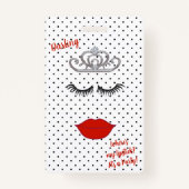 BRIDE & CO Tiara Party Entry VIP Pass Party Badge (Voorkant)