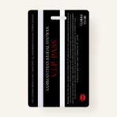 BRIDE & CO Tiara Party Entry VIP Pass Party Badge (Achterkant)