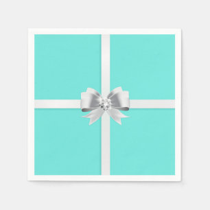 Bride & Co. Turquoise/Blauwgroen Borden van de Bri Servet