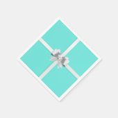 Bride & Co. Turquoise/Blauwgroen Borden van de Bri Servet (Hoek)