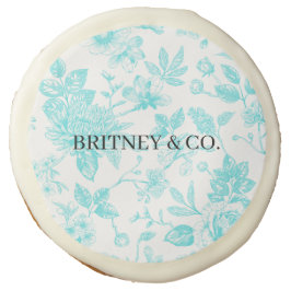 Bride & Co. Turquoise Bloemstuk Toile Persoonlijk