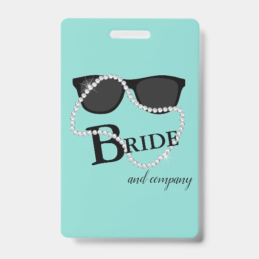 BRIDE CO VIP Diamond Tiara Party Badge (Front)