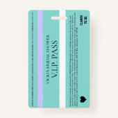 BRIDE CO VIP Diamond Tiara Party Badge (Achterkant)