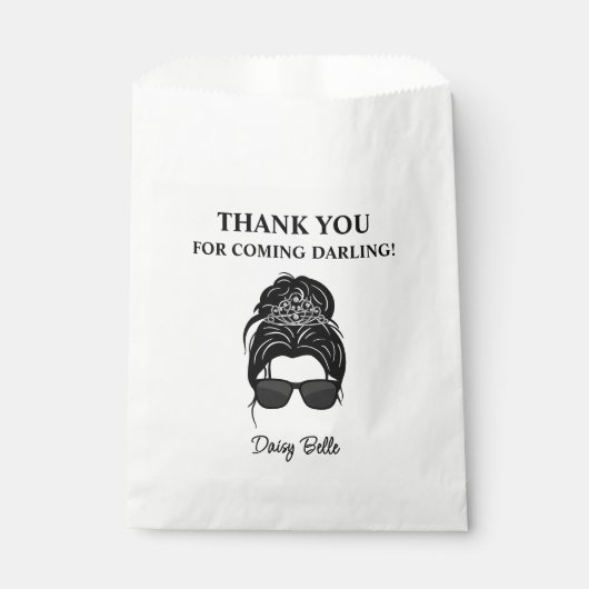 Bride & Co. Vrijgezellenfeest Turquoise Bedankzakje (Voorkant)