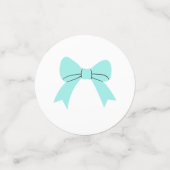 Bride & Co. Vrijgezellenfeest Turquoise Confetti (Kleine voorkant)