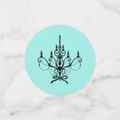 Bride & Co. Vrijgezellenfeest Turquoise Confetti (Kleine voorkant)