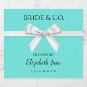 Bride & Co. Vrijgezellenfeest Wijnflesetiketten Sparkling Wijnetiket (Enkel label)