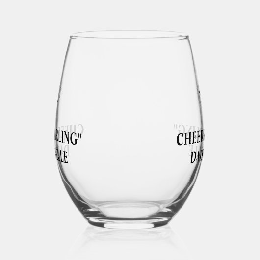 Bride & Co. Vrijgezellenfeest Wijnglas Zonder Voet (Rechts)