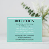 Bride & Co Wedding Suite Traditionele Ontvangst Informatiekaartje (Staand voorkant)