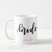 Bride Coffee Mok - Persoonlijke naam (Links)