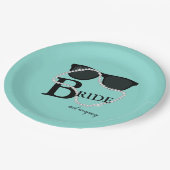 Bride & Company Diamond Tiara Party Shower Papieren Bordje (Gekanteld)