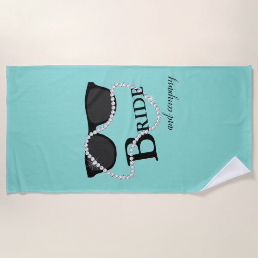 Bride & Company Diamond Tiara Party Strandlaken (Voorkant)