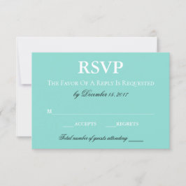 BRIDE Country Wedding Suite White Traditional RSVP Kaartje