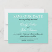 BRIDE Country Wedding Suite White Traditional Save The Date (Voorkant)