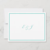 BRIDE Country Wedding Suite White Traditional Save The Date (Achterkant)