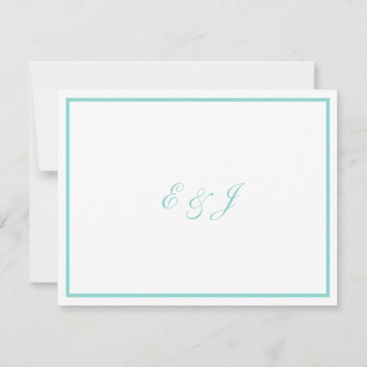 BRIDE Country Wedding Suite White Traditional Save The Date (Achterkant)