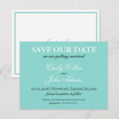 BRIDE Country Wedding Suite White Traditional Save The Date (Voorkant / Achterkant)