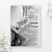 Bride, Cowboy Boots, Sunflower Rehearsal Dinner Kaart