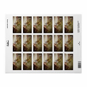 Bride, Cowboy Boots, Sunflower Weddenschap Dank je Etiket (Full Sheet)