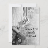 Bride Cowboy Boots Zonnebloemen Weddenschap Notitiekaartje (Voorkant)