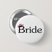 Bride (Cowboy Pet) Ronde Button 5,7 Cm (Voorkant /achterkant)