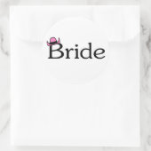 Bride (Cowboy Pet) Ronde Sticker (Tas)