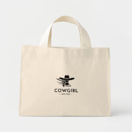 Bride & Cowgirl Canvas tas