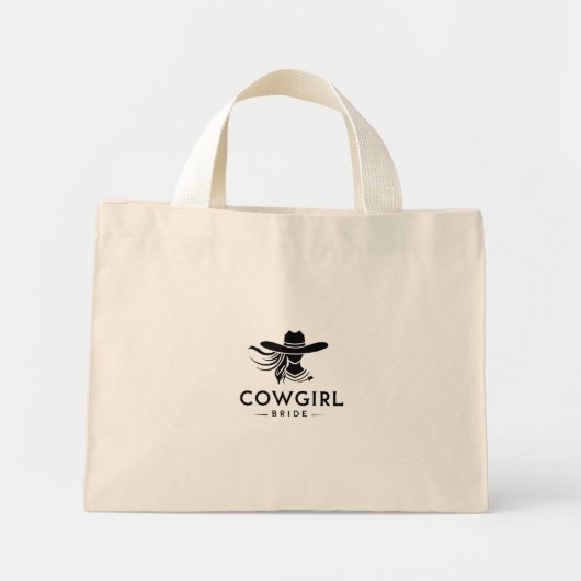 Bride & Cowgirl Canvas tas (Voorkant)