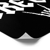 Bride Crew Rock N Roll Gothic Halloween Chelorette Poster (Hoek)