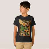 Bride Crew Rock N Roll Gothic Halloween Chelorette T-shirt (Voorkant volledig)