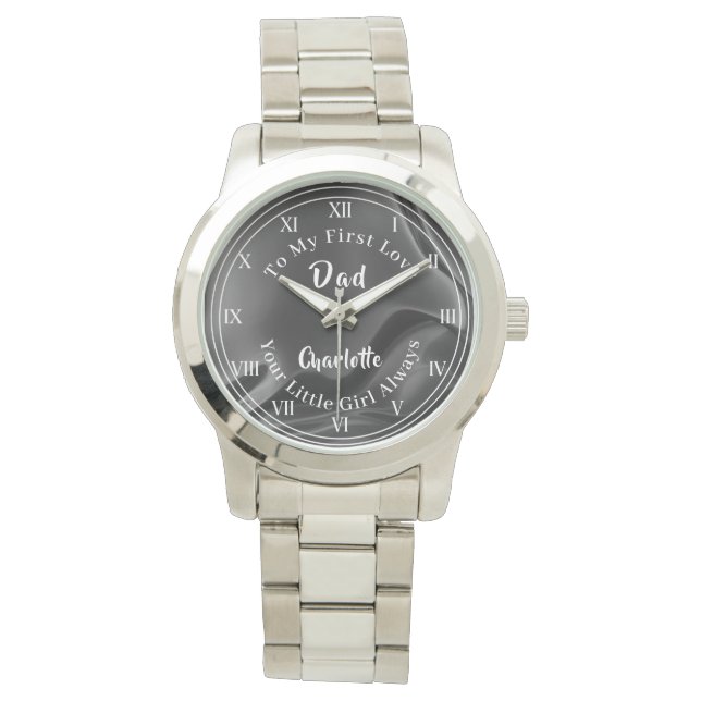 Bride Dad My First Love Special Personated Horloge (Voorkant)