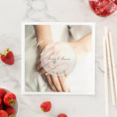 Bride diamanten ring, geschikt voor bruiloft servetten (Insitu)