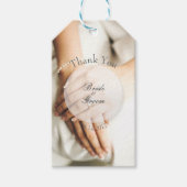 Bride Diamond Ring Photography Editable Wedding Cadeaulabel (Voorkant)