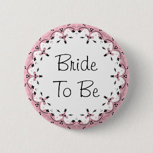 Bride die Button is van een Vrijgezellenfeest-brui