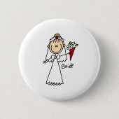 Bride die de Button van Bouquet gooit (Voorkant)