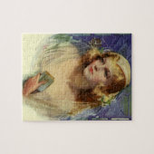  bride die een bijbel, religieuze bruiloft houdt legpuzzel (Horizontaal)