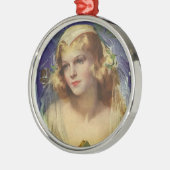  bride die een bijbel, religieuze bruiloft houdt metalen ornament (Links)