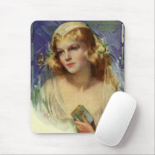  bride die een bijbel, religieuze bruiloft houdt muismat (Met muis)