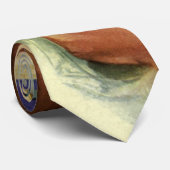 bride die een bijbel, religieuze bruiloft houdt stropdas (Opgerold)